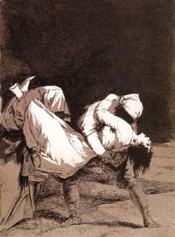 Francisco Goya Que se la llevaron France oil painting art